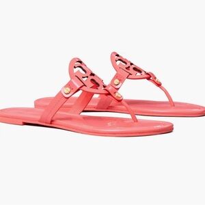 Tory Burch Pink T-Strap Sandals